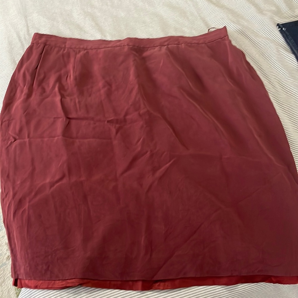 Rena Rowan for saville 100%silk skirt